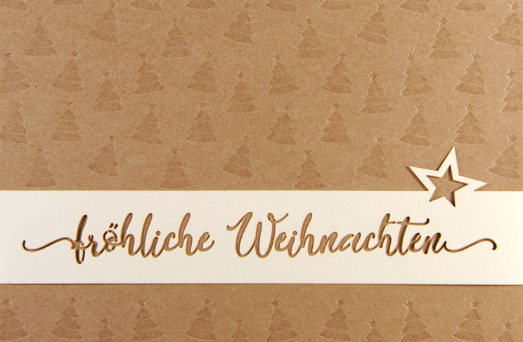 Weihnachtskarte - FW 18017