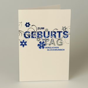 Glückwunschkarte - A 1968