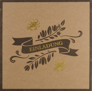 Einladungskarte - A 2146