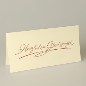 Glückwunschkarte - A 3781