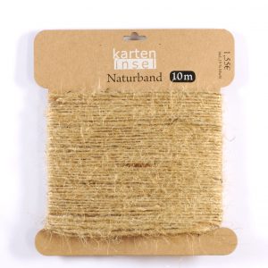 Naturkordel dünn - 10 m