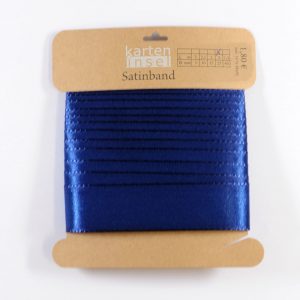 Satinband dunkelblau - 25 mm - 2 m