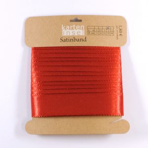 Satinband rot - 25 mm - 2 m