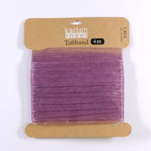 Taftband lila - 25 mm - 4 m